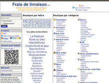 Tablet Screenshot of frais-de-livraison.com